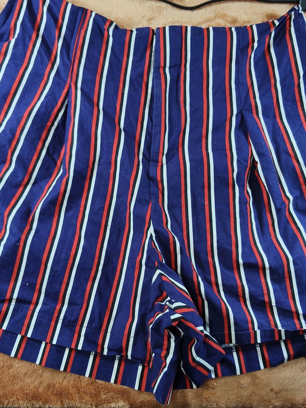 Short Blue And Red
